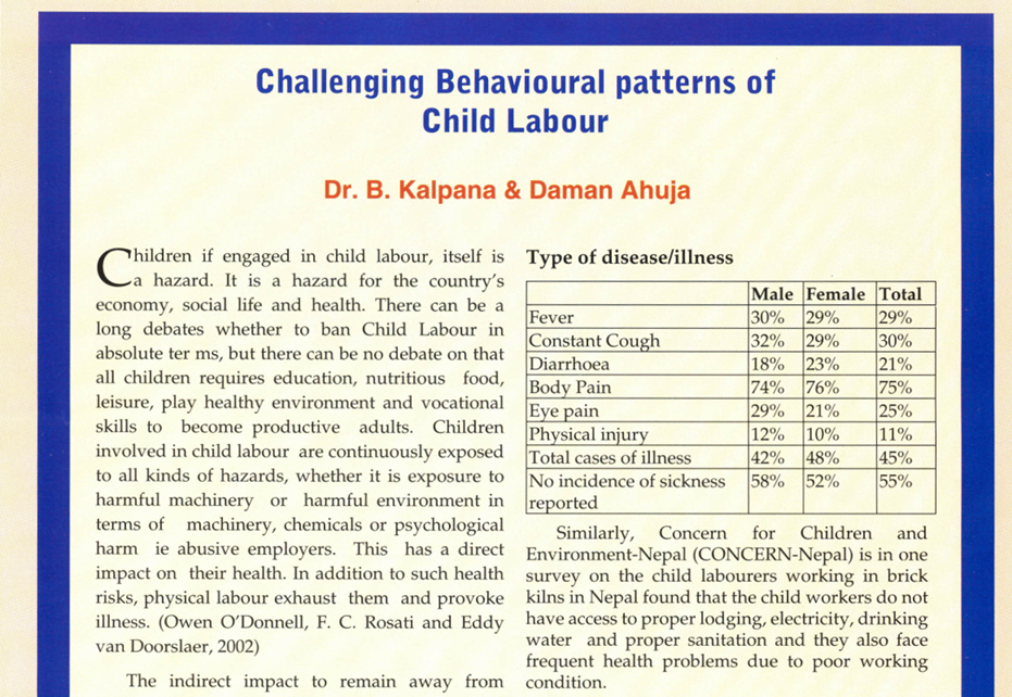 Child Labour Social Welfare Nov 2018